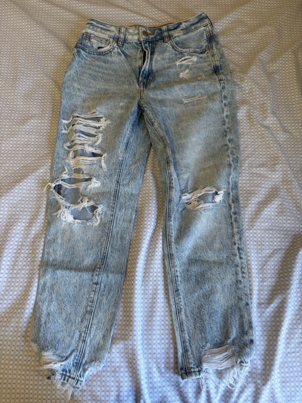 American Eagle Outfitters Light Blue Denim Shorts